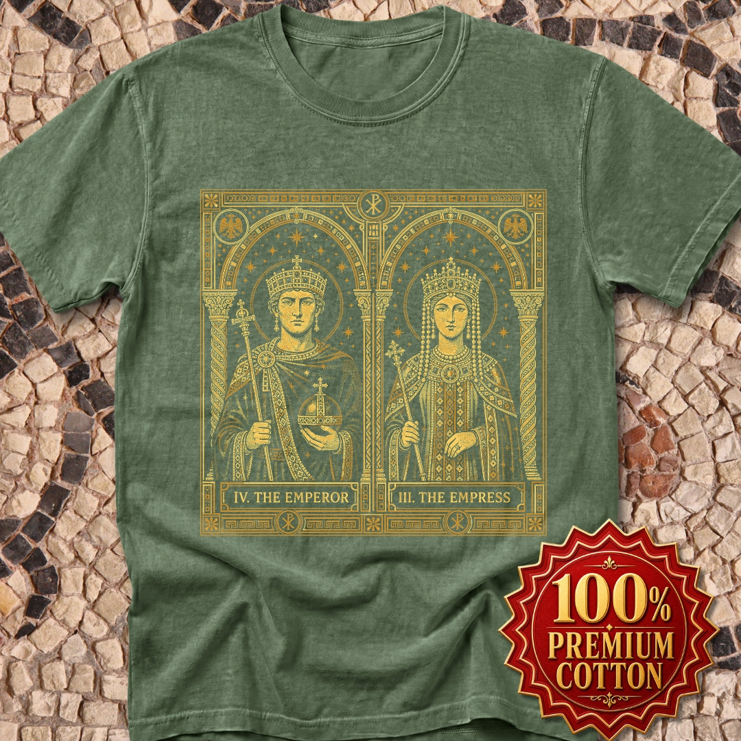 Justinian and Theodora Emperor Empress Premium Tee