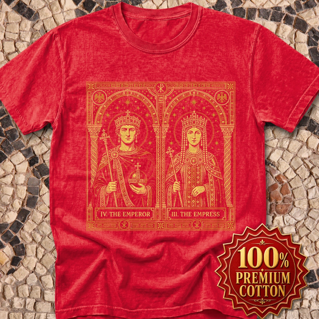 Justinian and Theodora Emperor Empress Premium Tee