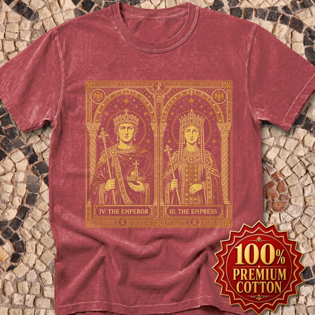 Justinian and Theodora Emperor Empress Premium Tee