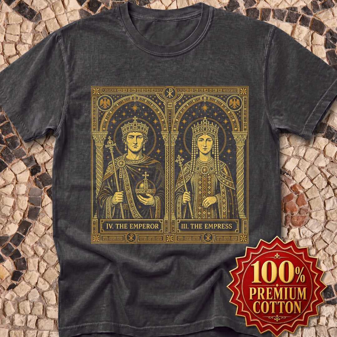 Justinian and Theodora Emperor Empress Premium Tee