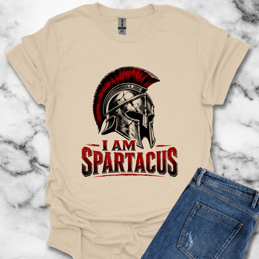 I Am Spartacus Helmet T-Shirt