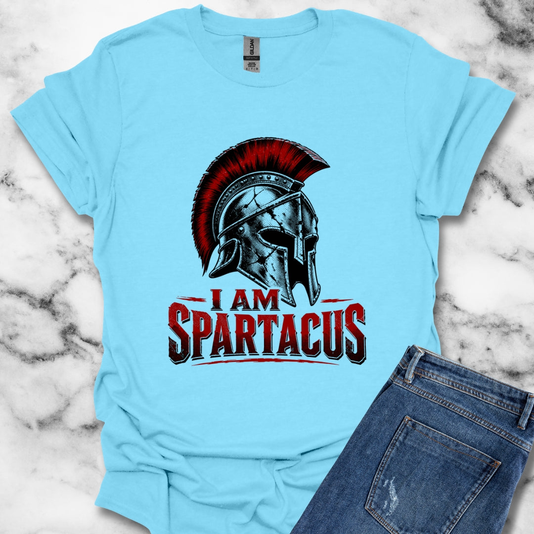I Am Spartacus Helmet T-Shirt