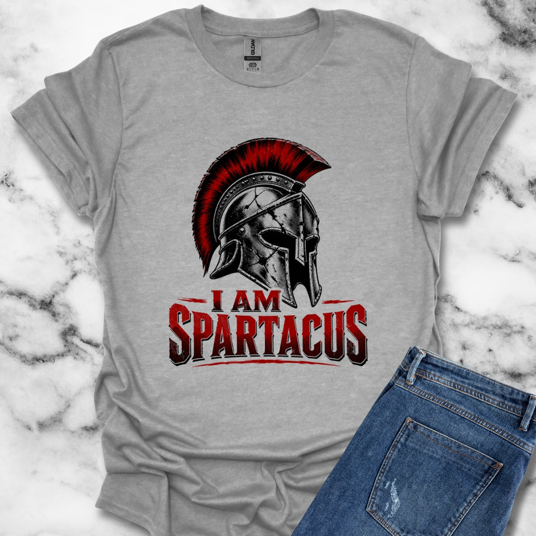 I Am Spartacus Helmet T-Shirt