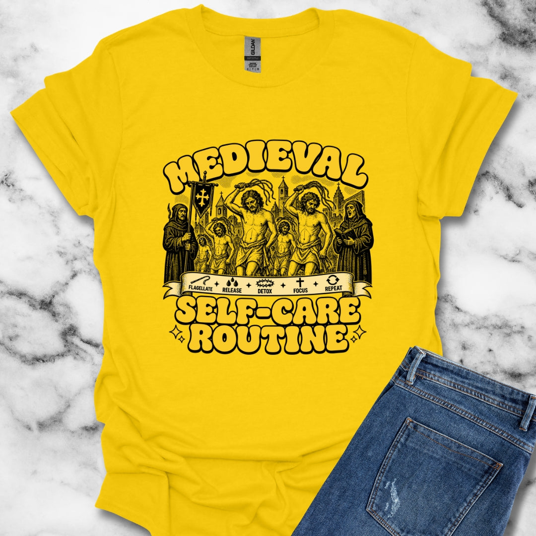 Flagellants Medieval Self Care T-Shirt