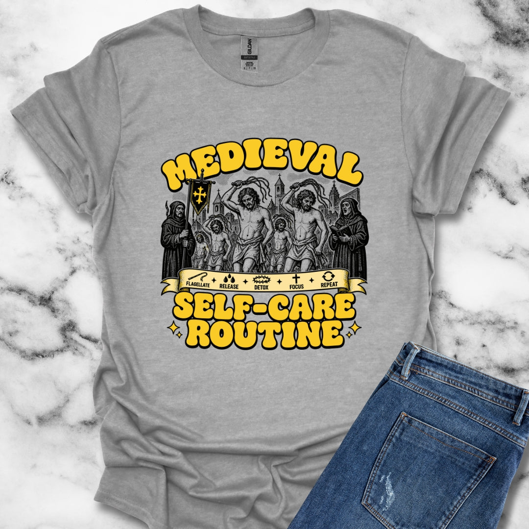 Flagellants Medieval Self Care T-Shirt