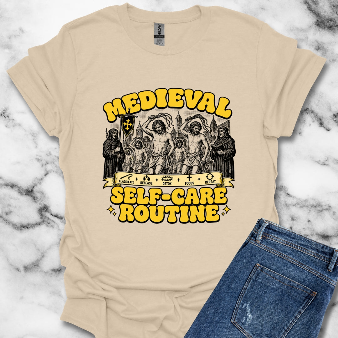 Flagellants Medieval Self Care T-Shirt