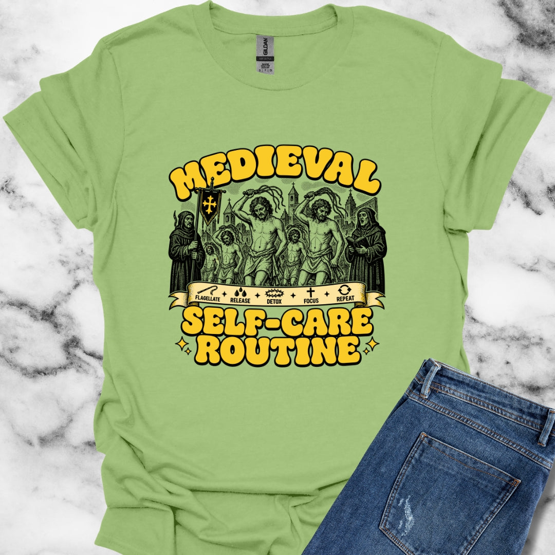 Flagellants Medieval Self Care T-Shirt