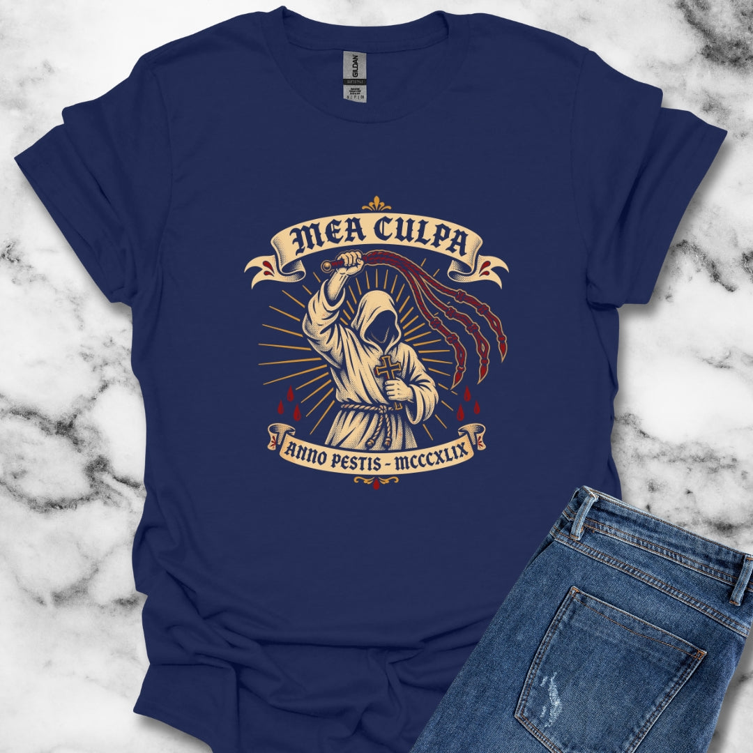 The Flagellant Mea Culpa Black Plague T-Shirt