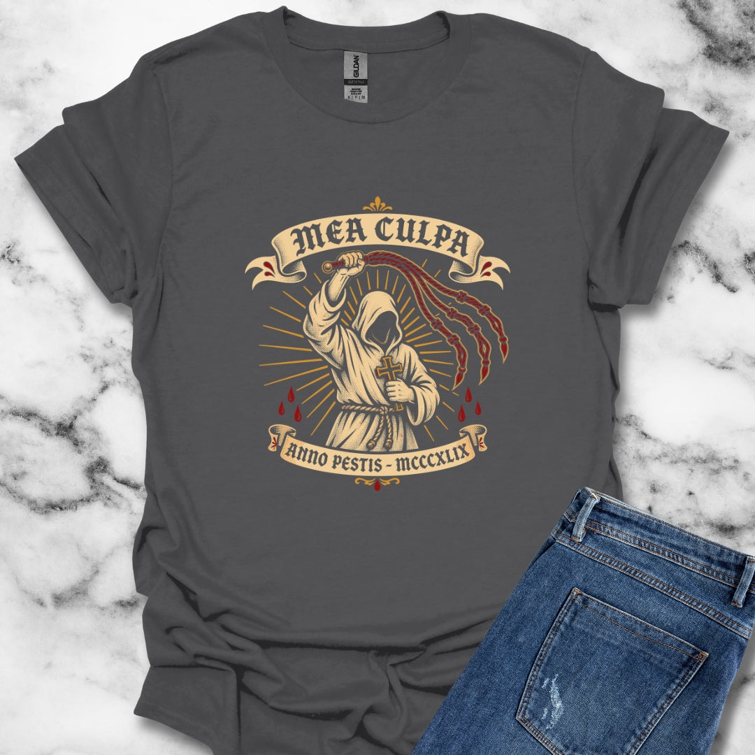 The Flagellant Mea Culpa Black Plague T-Shirt