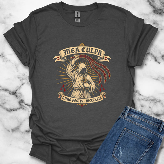 The Flagellant Mea Culpa Black Plague T-Shirt