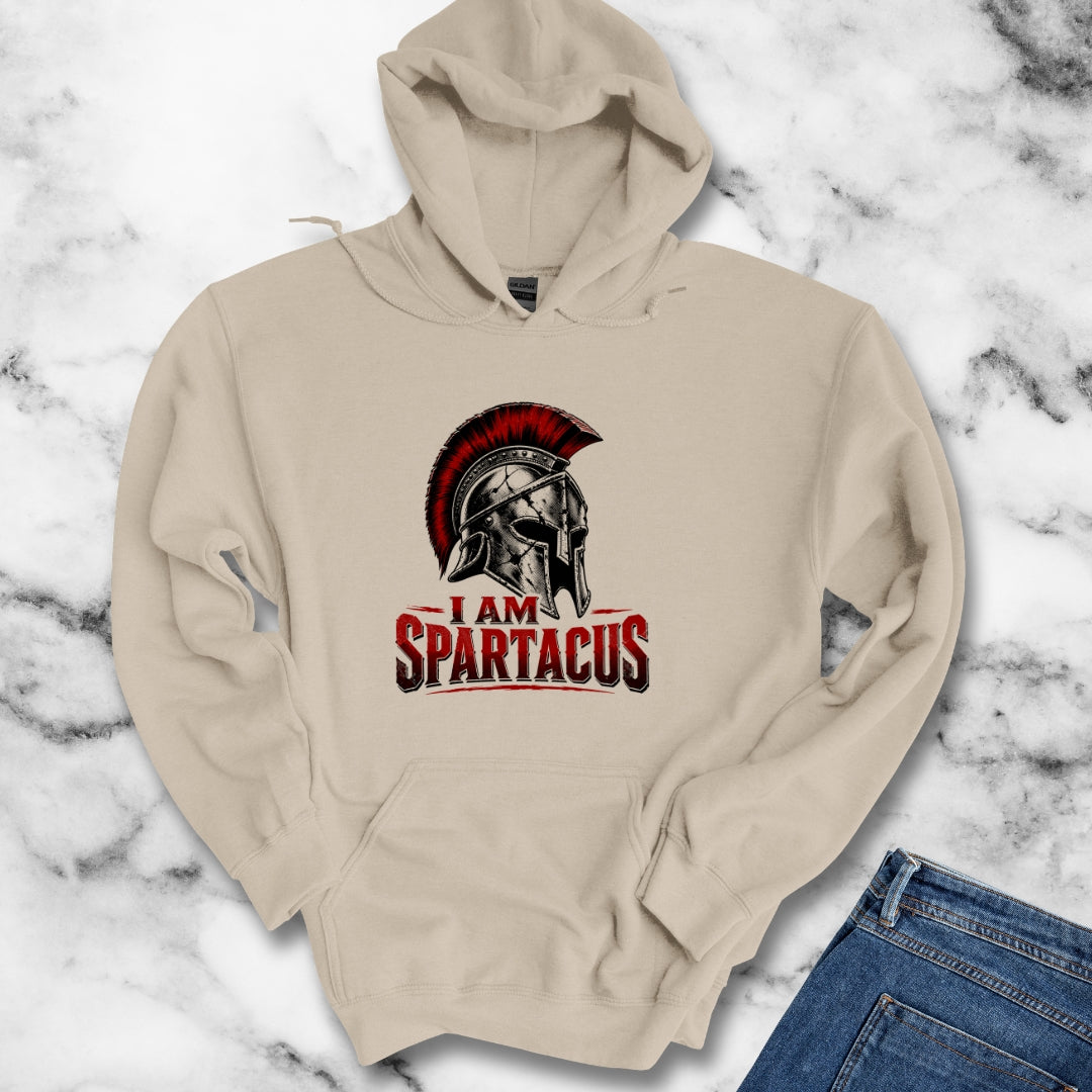 I Am Spartacus Helmet Hoodie