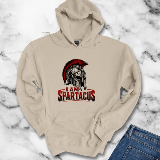 I Am Spartacus Helmet Hoodie