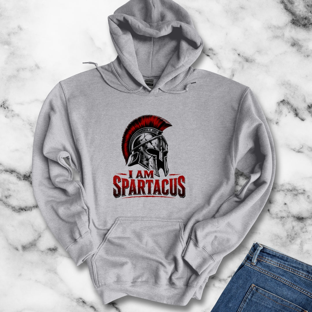 I Am Spartacus Helmet Hoodie