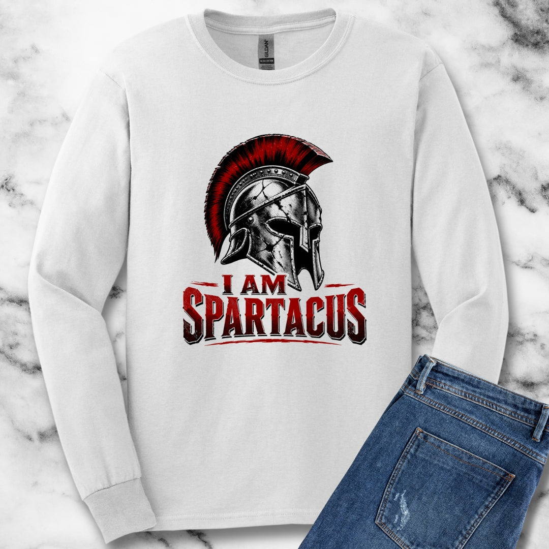 I Am Spartacus Helmet Unisex Long Sleeve Tee