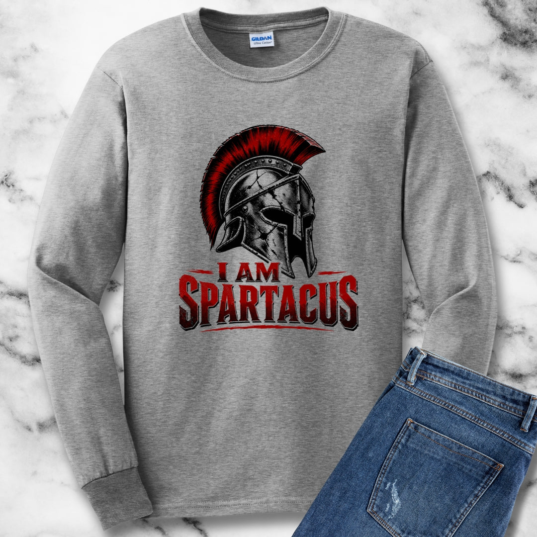 I Am Spartacus Helmet Unisex Long Sleeve Tee