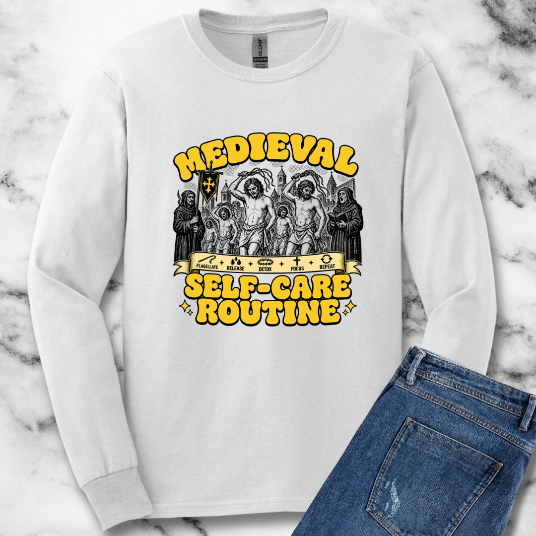Flagellants Medieval Self Care Unisex Long Sleeve Tee