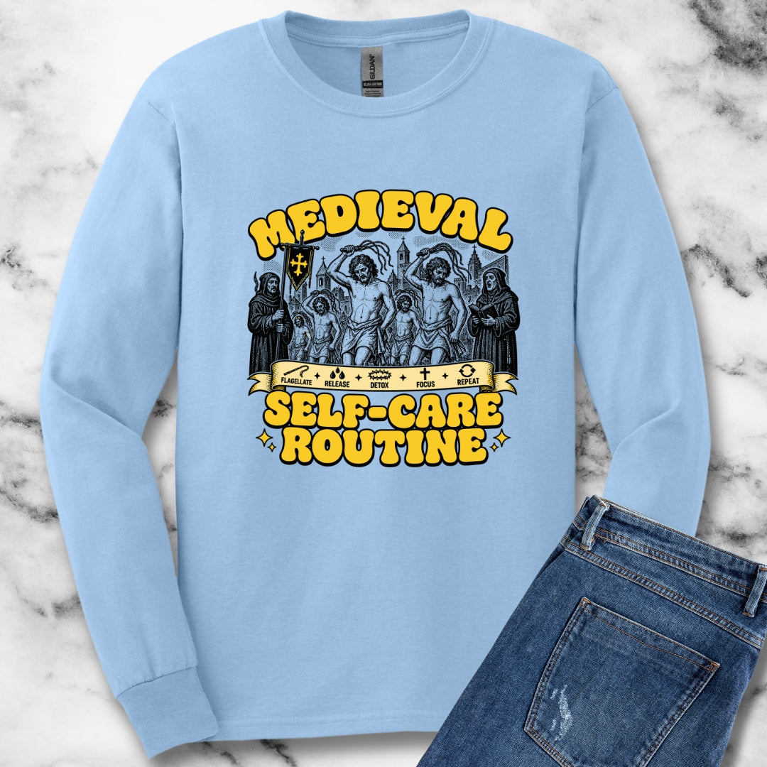 Flagellants Medieval Self Care Unisex Long Sleeve Tee