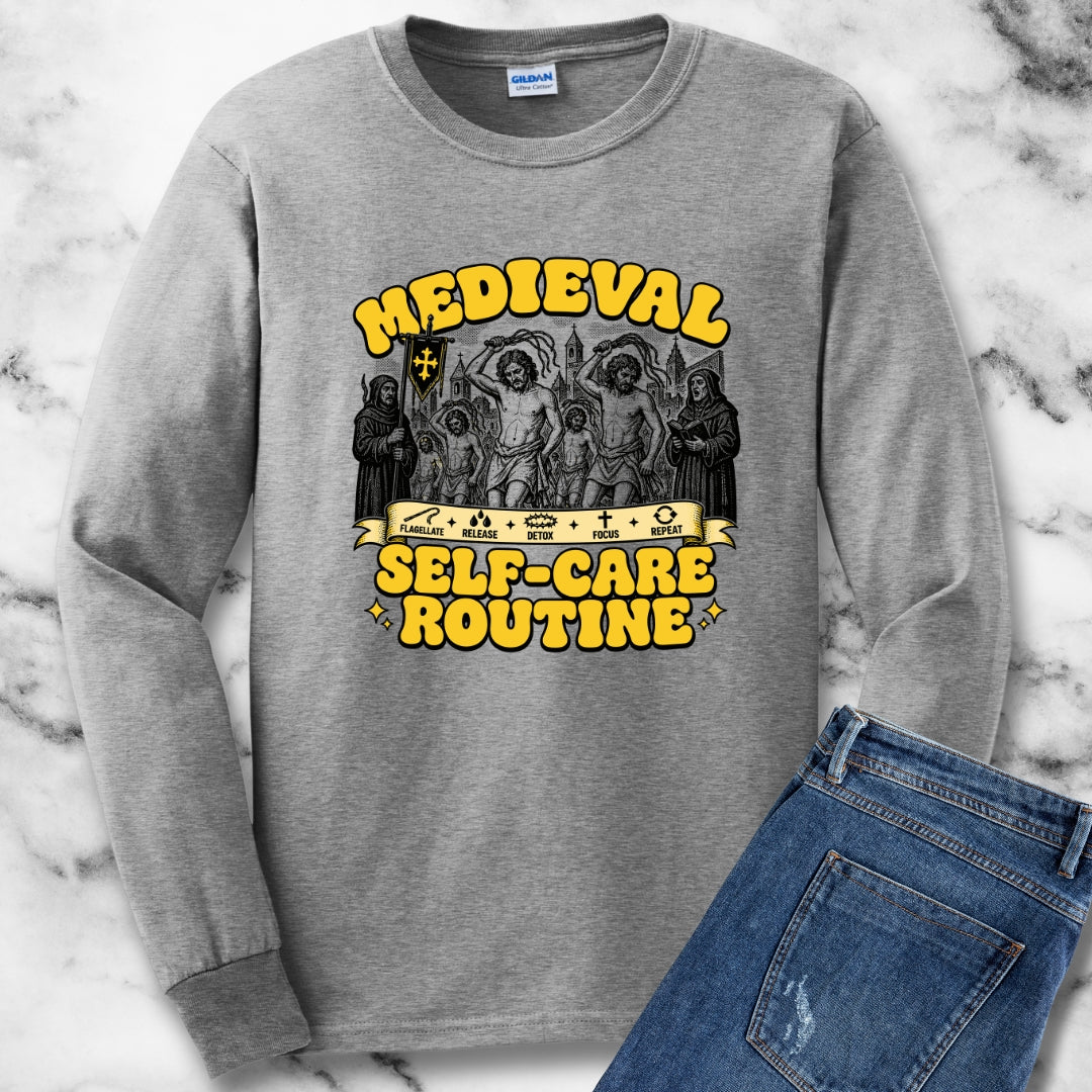 Flagellants Medieval Self Care Unisex Long Sleeve Tee