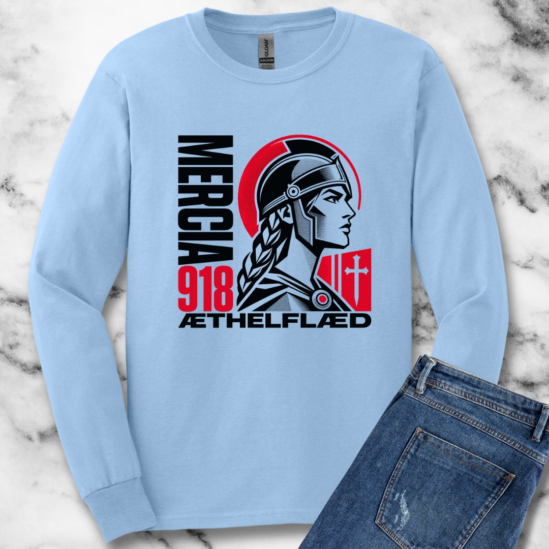 Aethelflaed Queen of Mercia Unisex Long Sleeve Tee