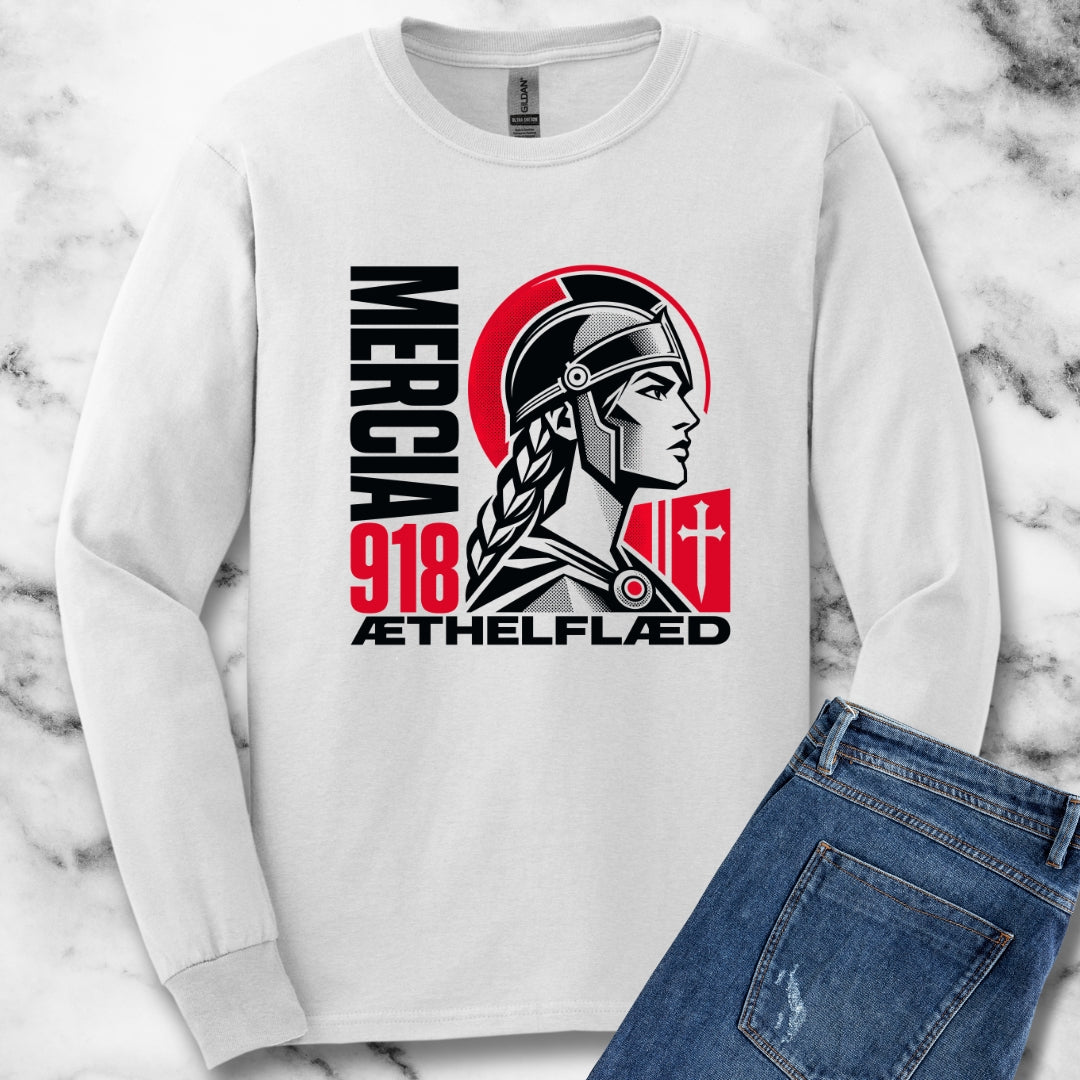 Aethelflaed Queen of Mercia Unisex Long Sleeve Tee