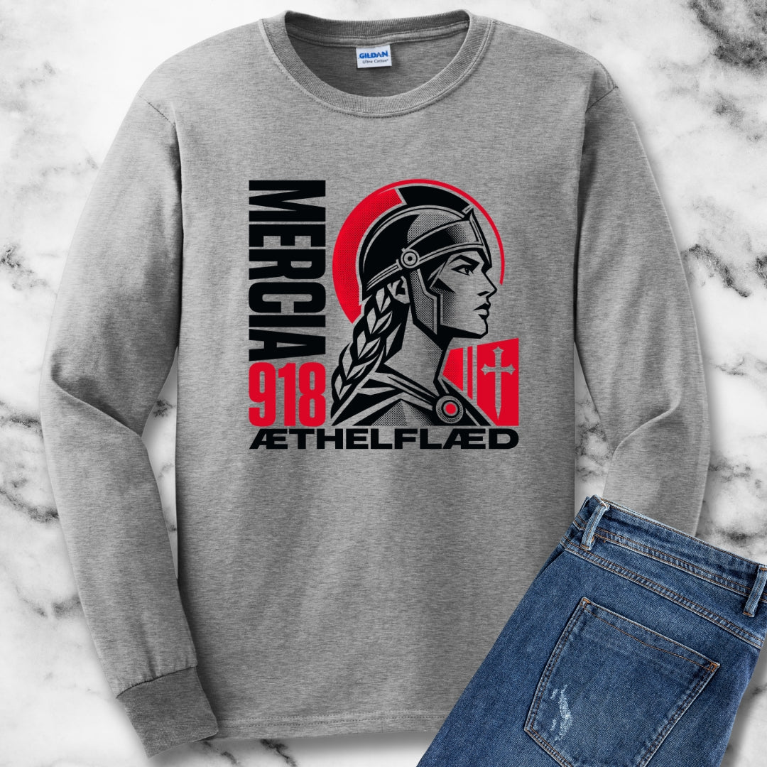 Aethelflaed Queen of Mercia Unisex Long Sleeve Tee