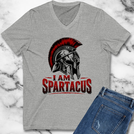 I Am Spartacus Helmet V-neck