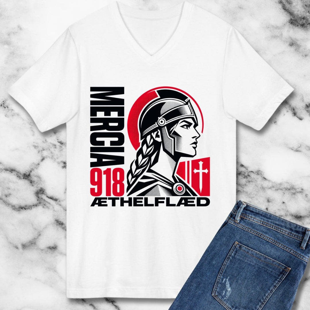 Aethelflaed Queen of Mercia V-neck