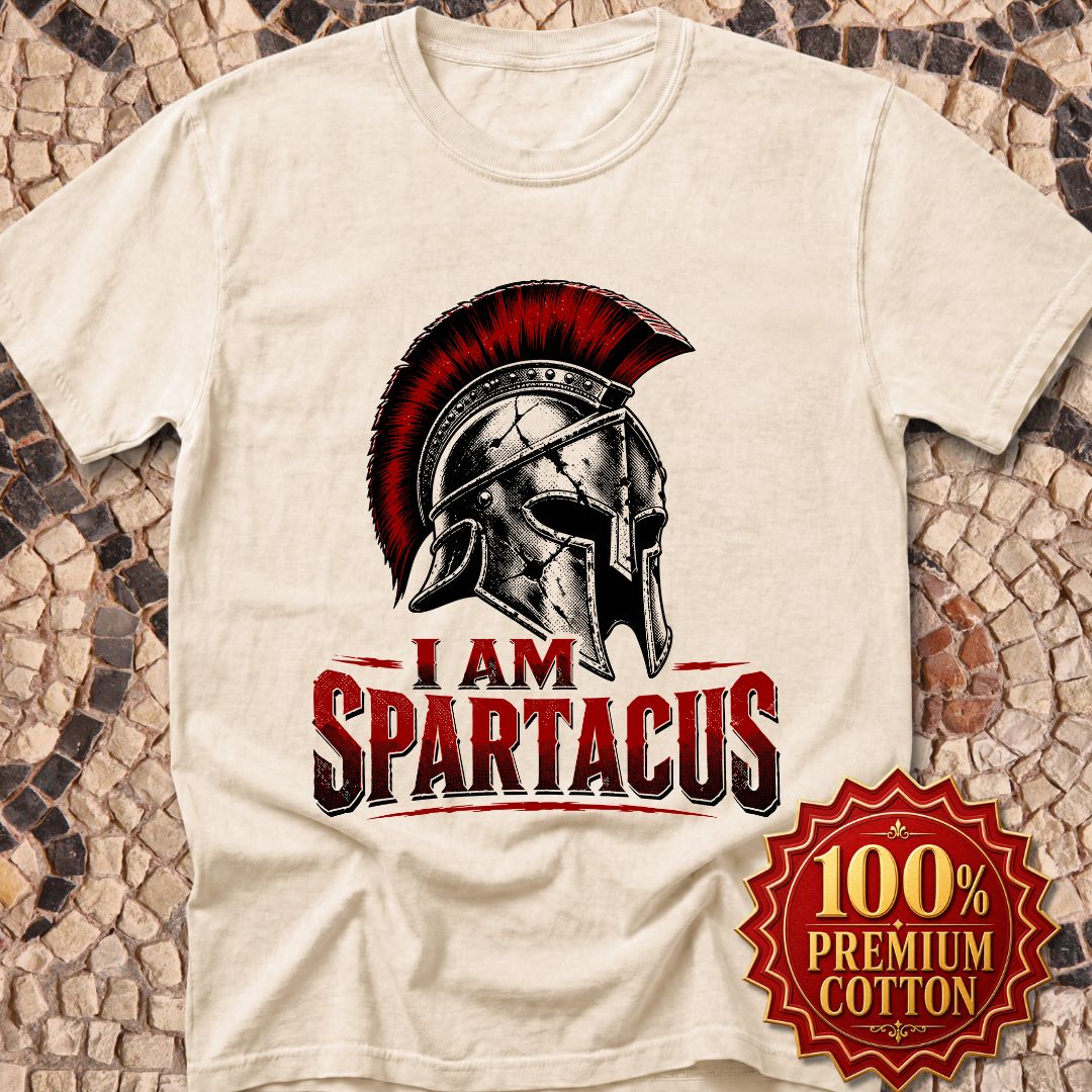 I Am Spartacus Helmet Premium Tee