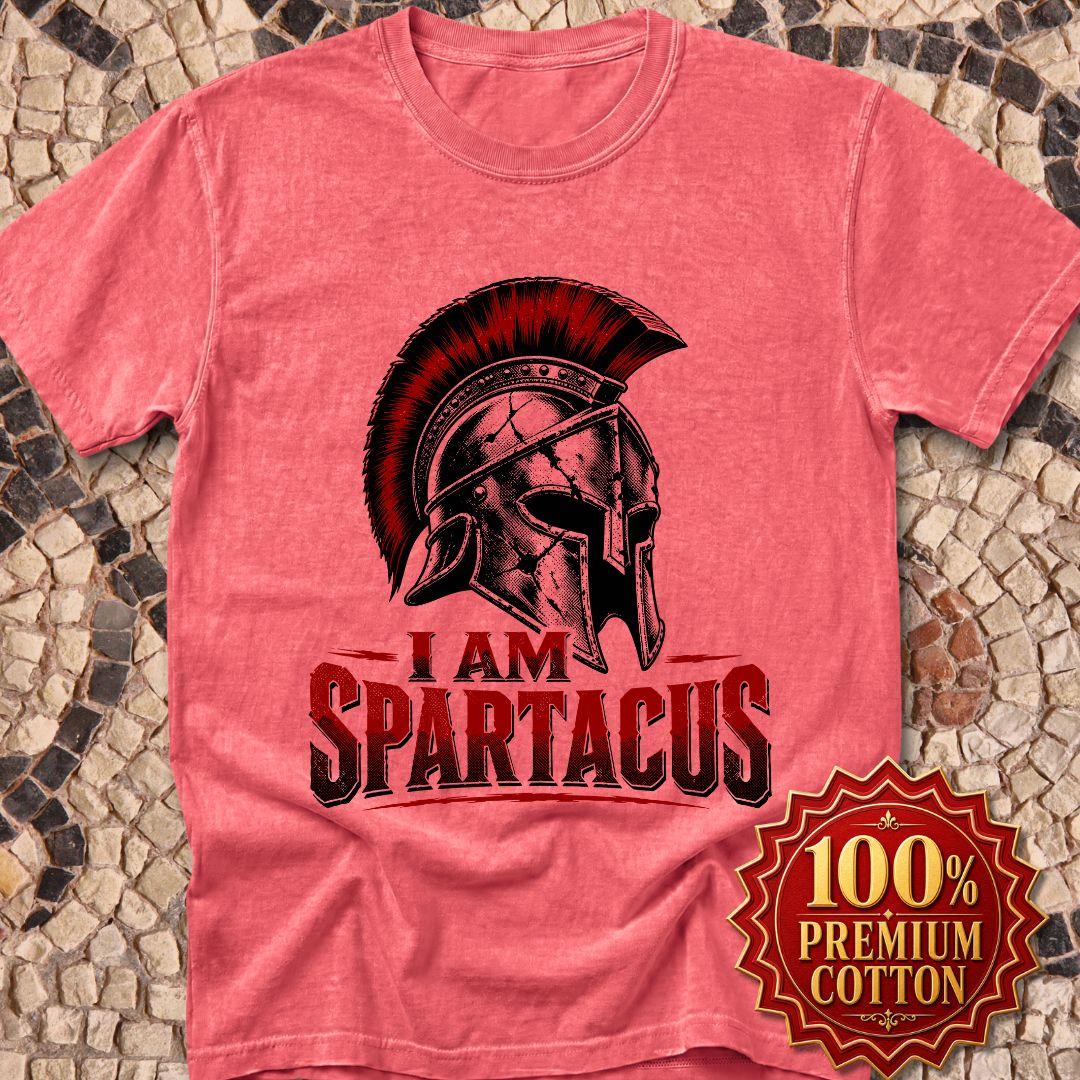 I Am Spartacus Helmet Premium Tee