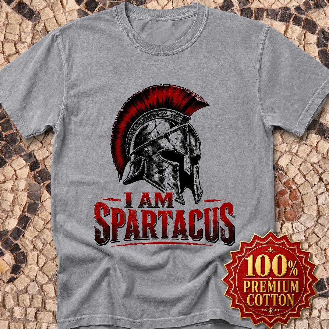 I Am Spartacus Helmet Premium Tee