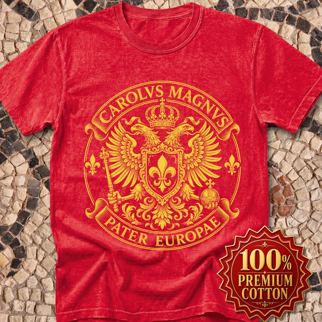 Charlemagne Father of Europe Premium Tee