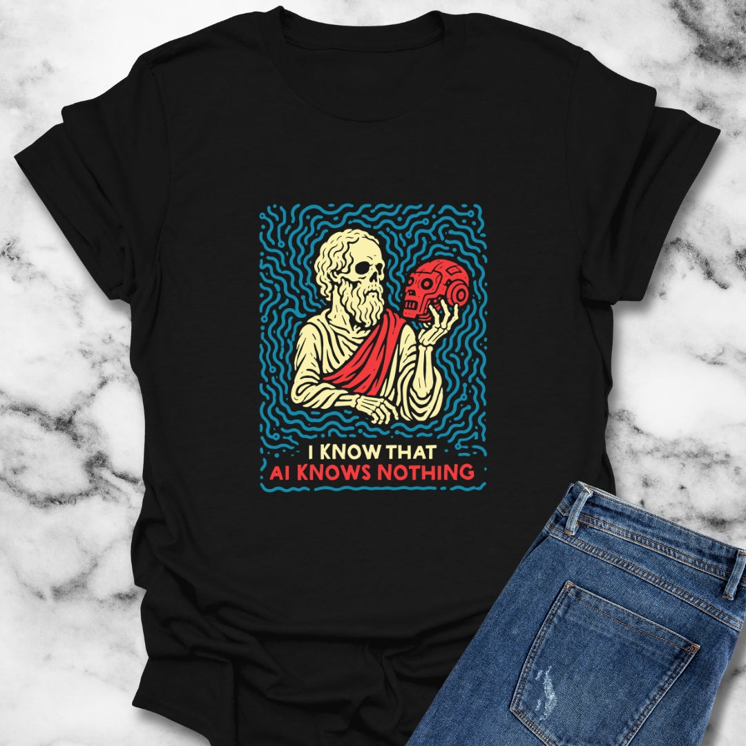 Socrates AI Knows Nothing T-Shirt