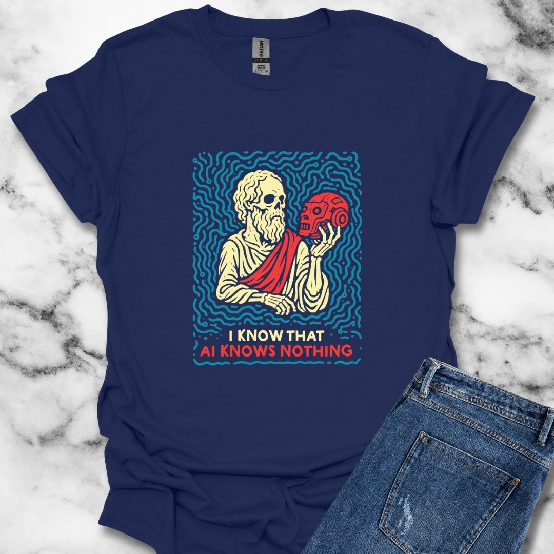 Socrates AI Knows Nothing T-Shirt