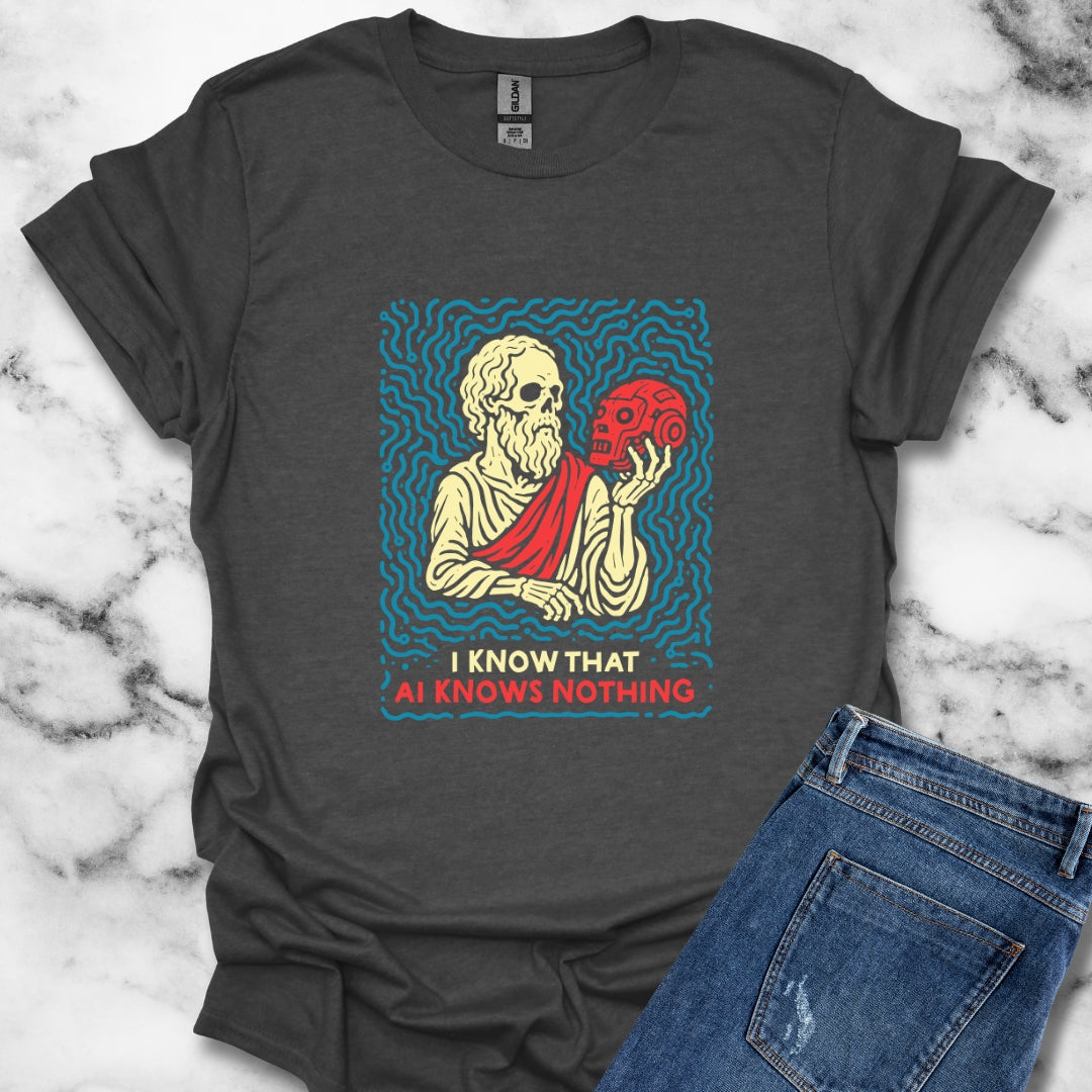 Socrates AI Knows Nothing T-Shirt