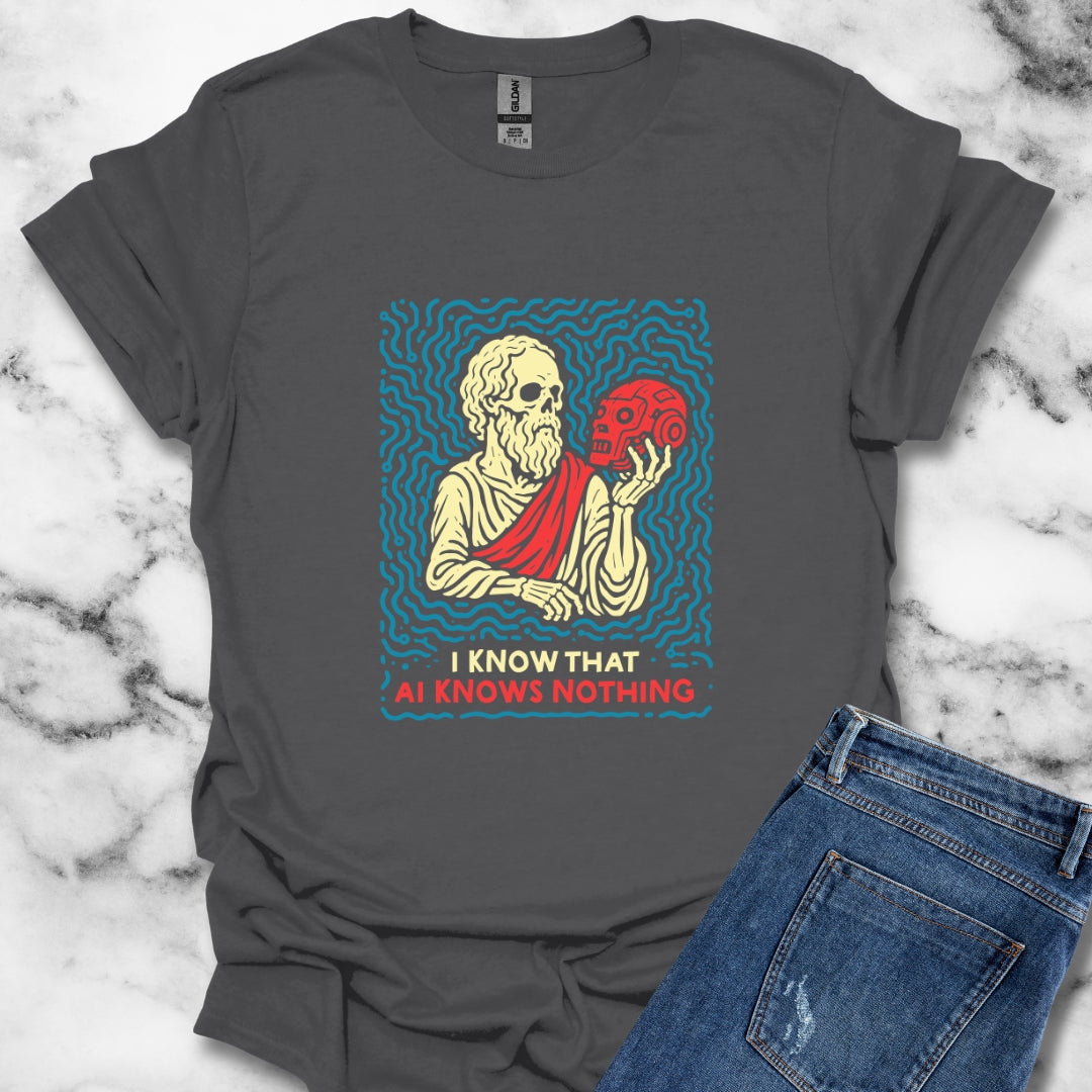 Socrates AI Knows Nothing T-Shirt