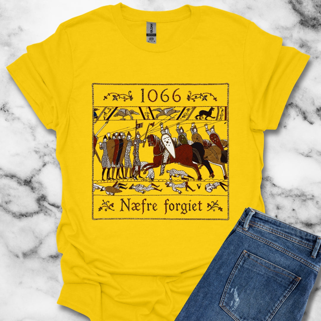 1066 Never Forget Old English Tapestry T-Shirt