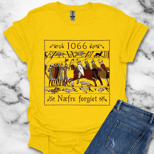 1066 Never Forget Old English Tapestry T-Shirt