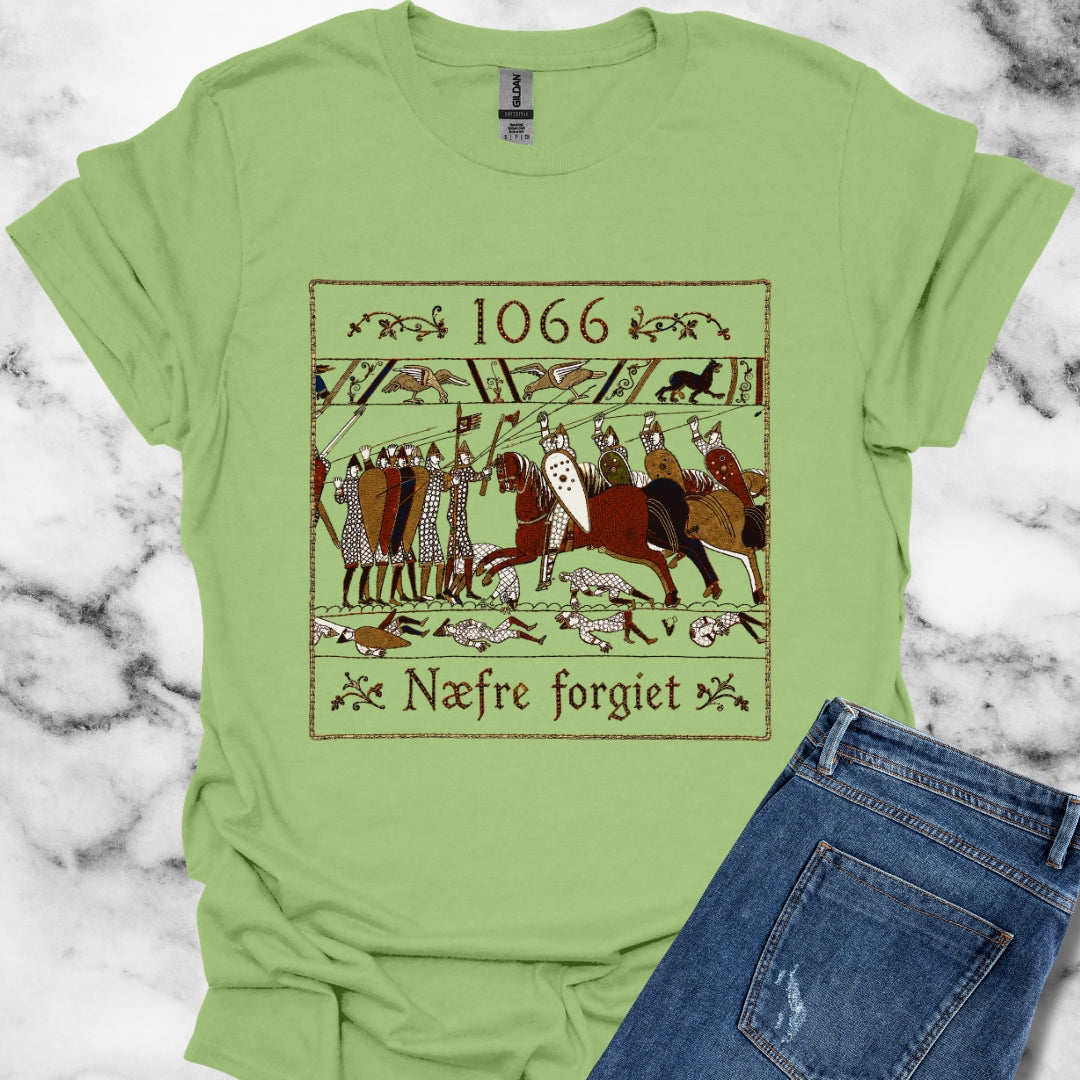 1066 Never Forget Old English Tapestry T-Shirt