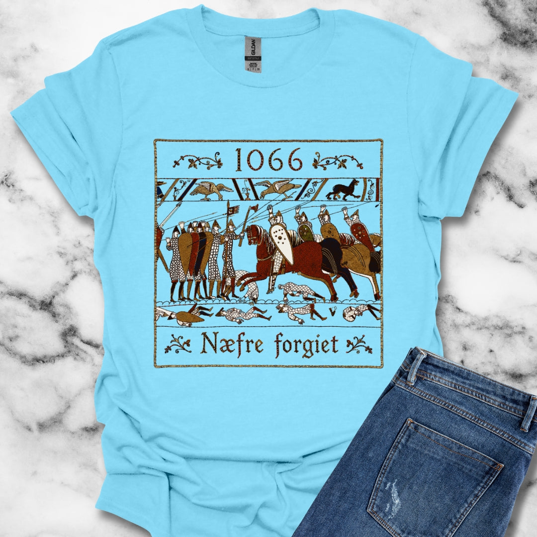 1066 Never Forget Old English Tapestry T-Shirt