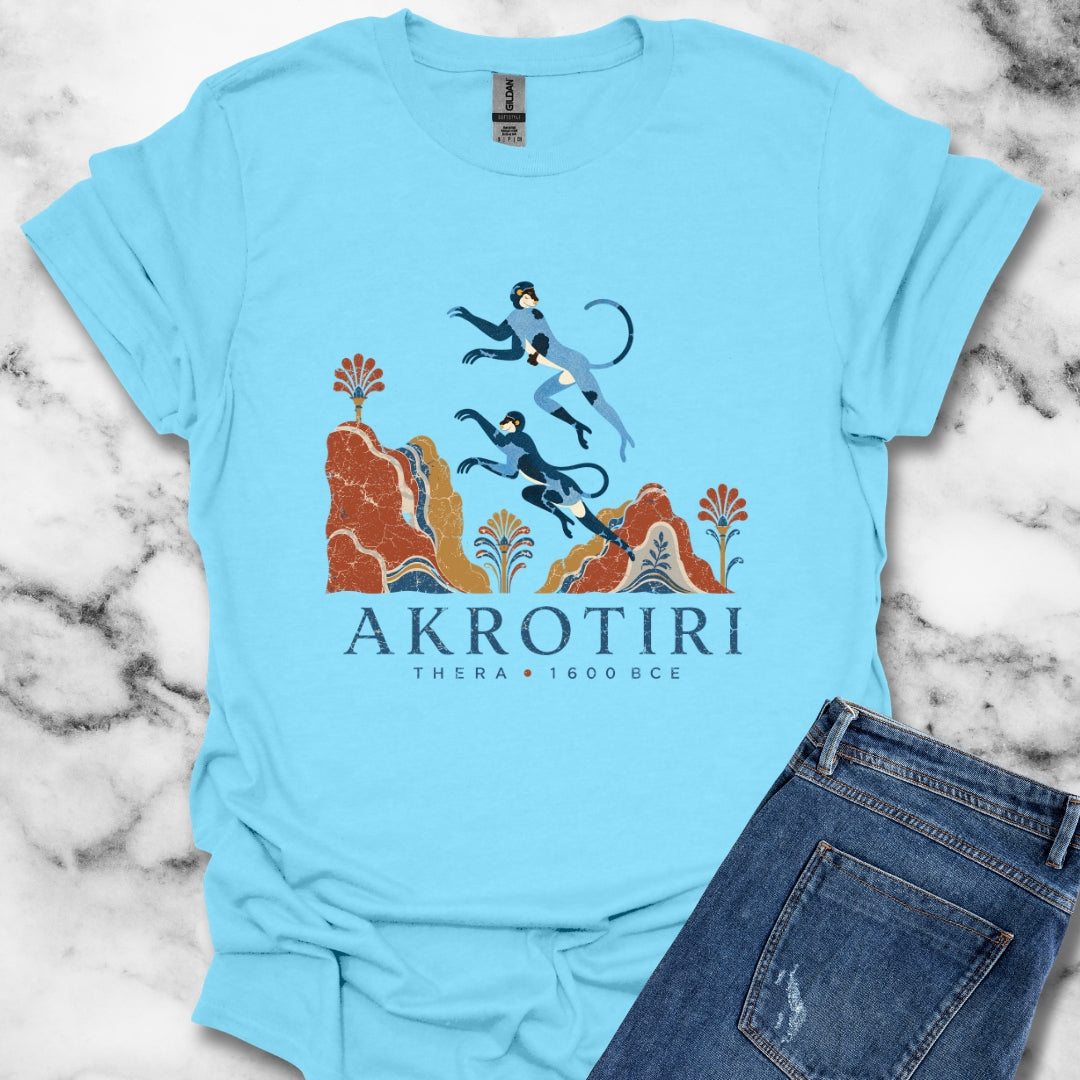 Blue Monkeys Santorini Akrotiri T-Shirt
