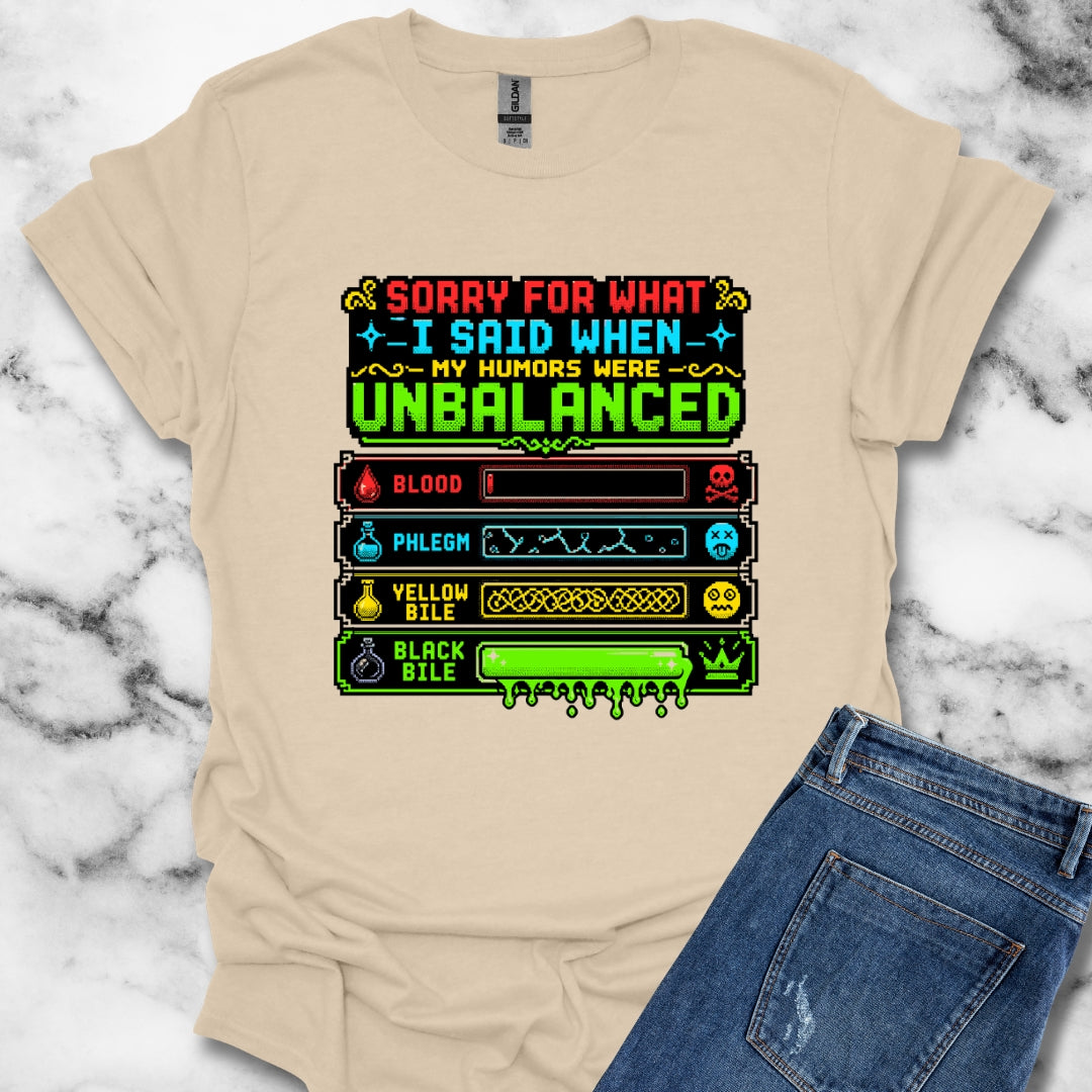 8 Bit Sorry for What I Said Humors T-Shirt