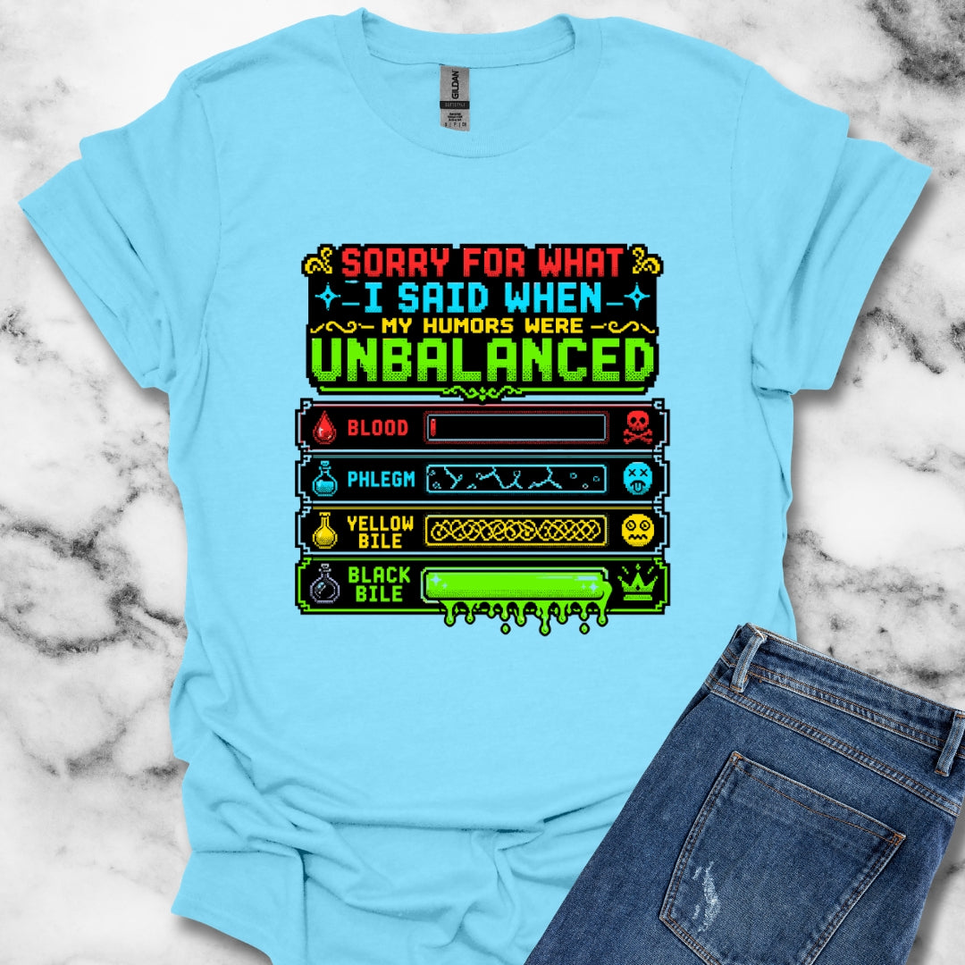 8 Bit Sorry for What I Said Humors T-Shirt