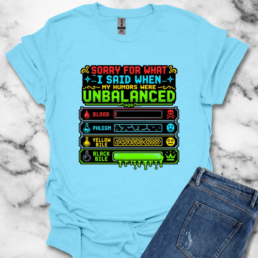 8 Bit Sorry for What I Said Humors T-Shirt