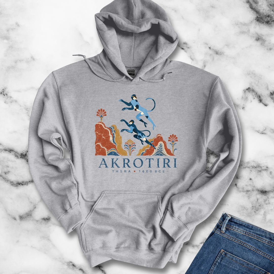 Blue Monkeys Santorini Akrotiri Hoodie