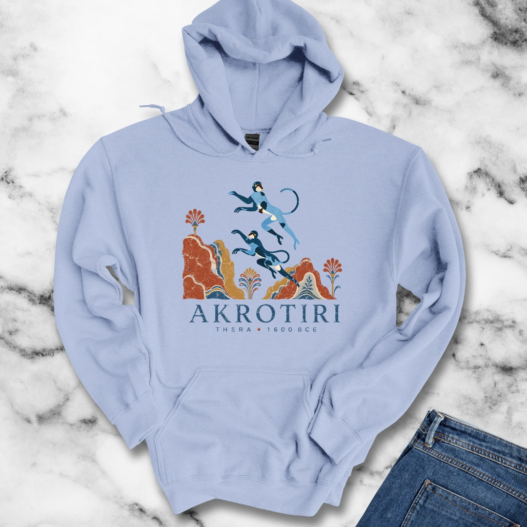 Blue Monkeys Santorini Akrotiri Hoodie