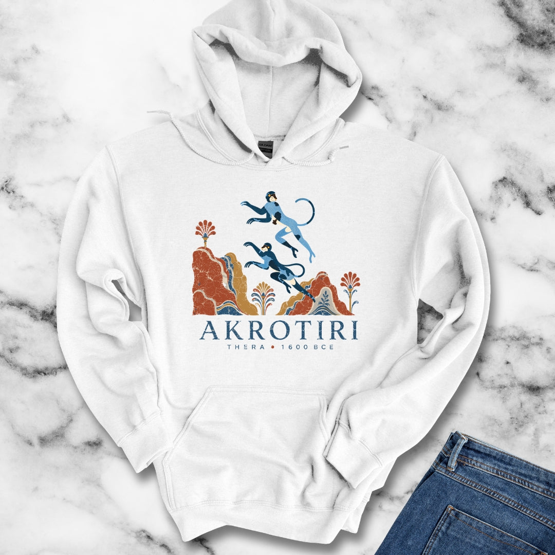 Blue Monkeys Santorini Akrotiri Hoodie