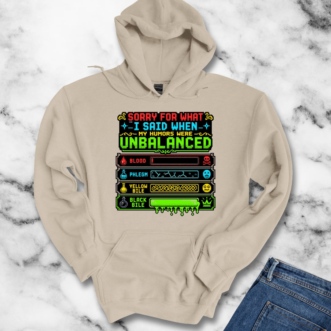 8 Bit Sorry for What I Said Humors Hoodie
