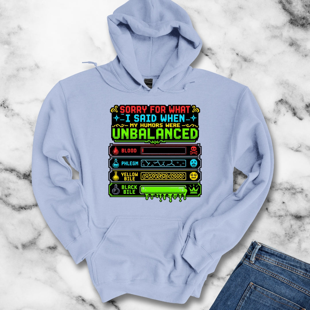 8 Bit Sorry for What I Said Humors Hoodie