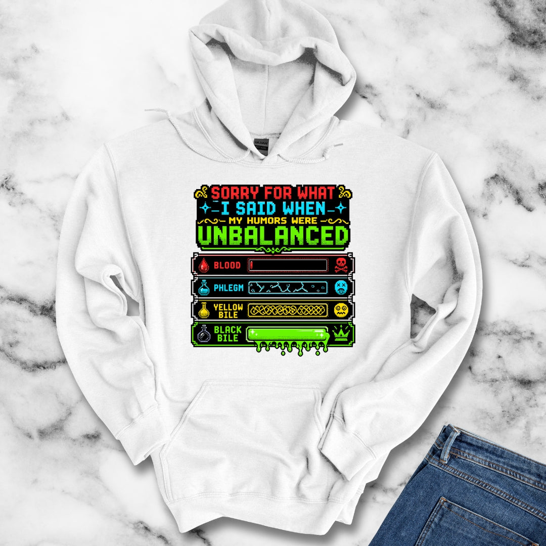 8 Bit Sorry for What I Said Humors Hoodie