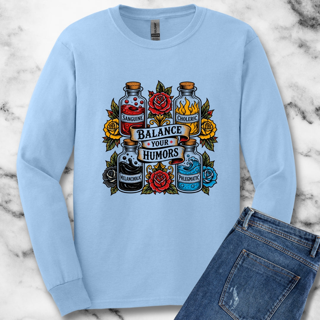 Balance Your Humors Unisex Long Sleeve Tee